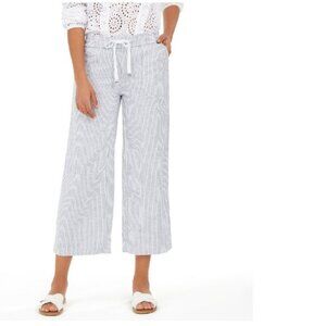 Style & Co Striped Linen Cropped Pants